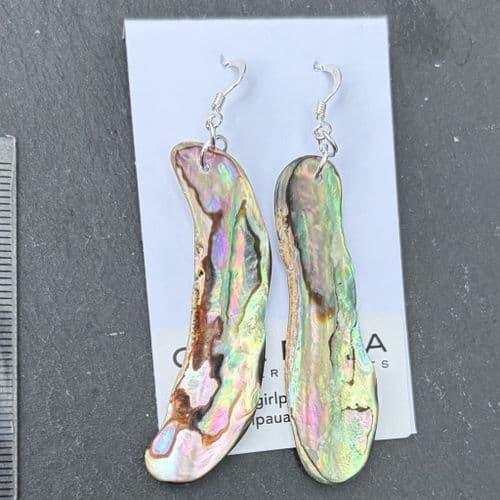 Earrings - PE02-N Paua Natural D