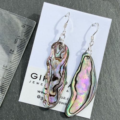 Earrings - PE02-N Paua Natural D3