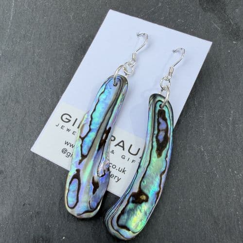 Earrings - PE02-N Paua Natural H