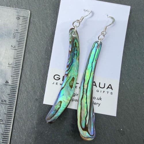 Earrings - PE02-N Paua Natural M