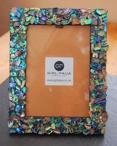 Frame - Paua Mosaic Rectangle 6"x4"