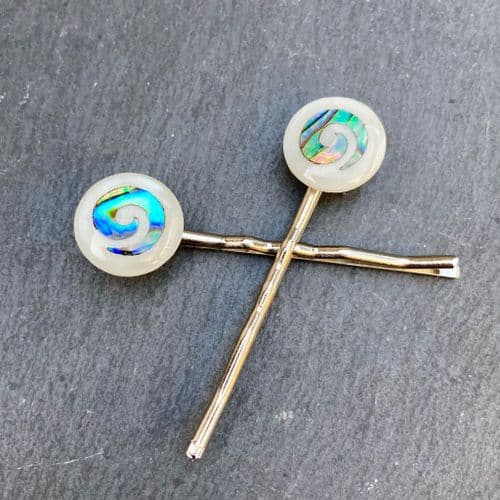 Hairclip - Kirbi Grips - Koru Swirl