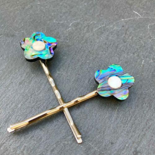 Hairclip - Kirbi Grips - Ocean Flower