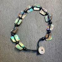 Paua Square Natural Bracelet WAS £20 PB05