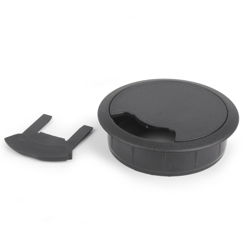 Desk Cable Outlet 80mm Various Colours