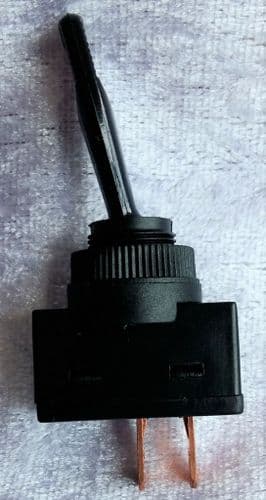 10 Amp Black On/Off Toggle Switch