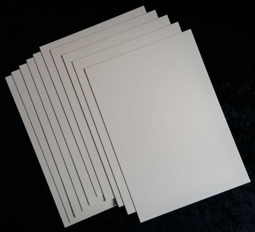 10 sheets A4 0.55mm Heritage Conservation Board (White)