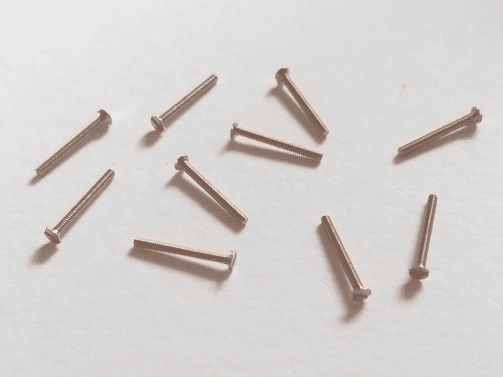 12BA Brass 1/2" Countersunk Screws 10 Pack