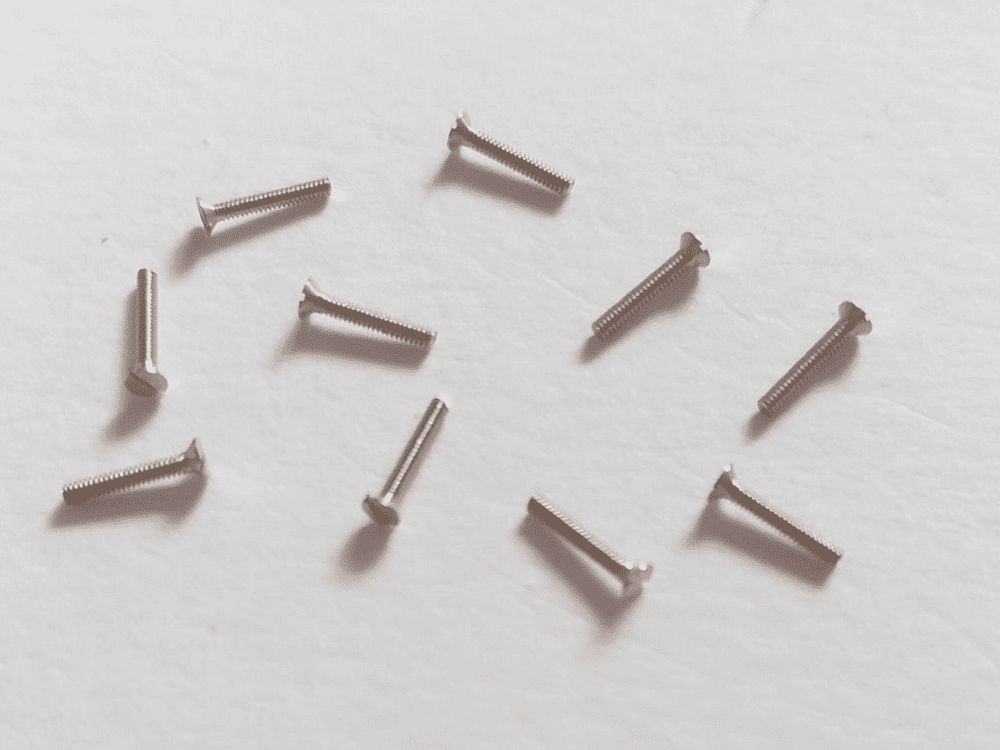 14BA Brass 1/4" Countersunk Screws 10 Pack