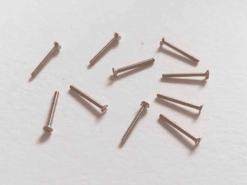 14BA Brass 3/8" Countersunk Screws 10 Pack