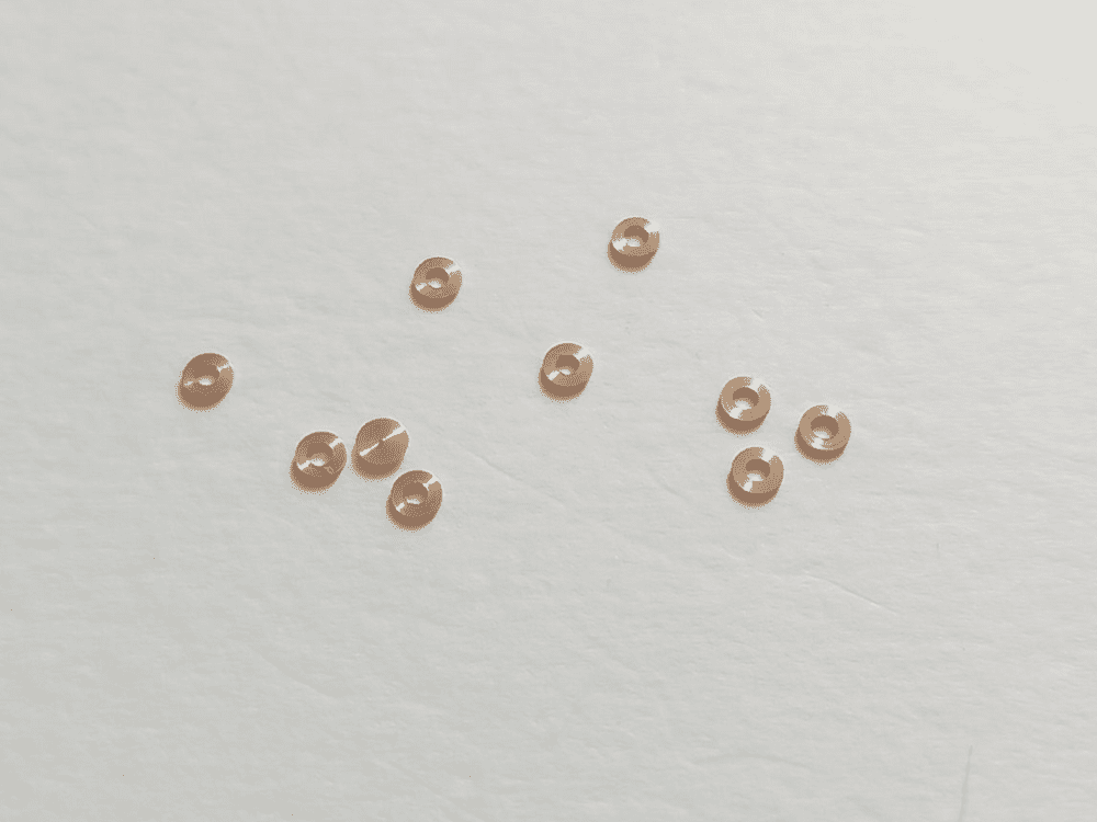 14BA Brass Flat Washers 10 Pack