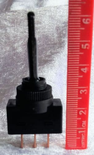 16 Amp Black On/Off/On Toggle Switch