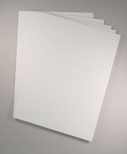 5 sheets A4 1.38mm Heritage Conservation Board (White)