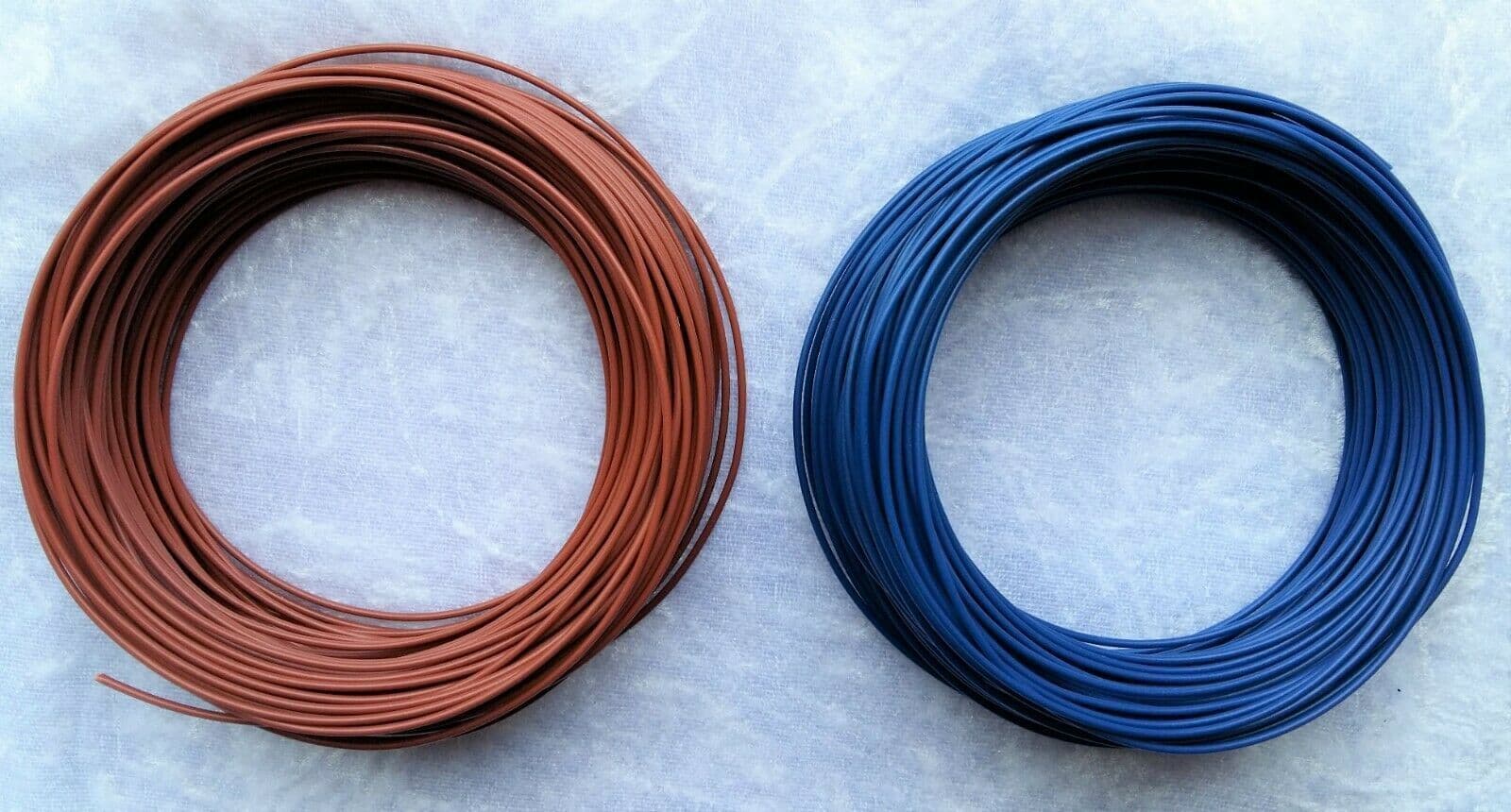 60m Dropper Wire 3A 16/0 2 30m of Brown and 30m of Blue DCC Layout Wire