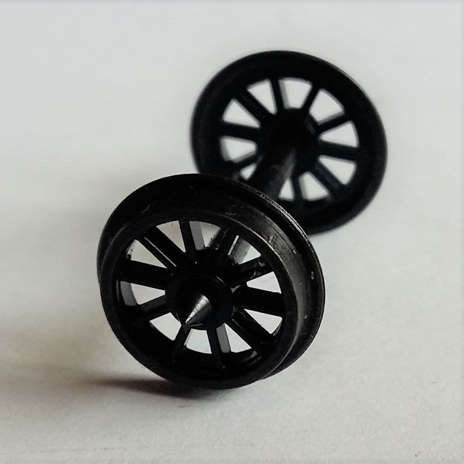 Alan Gibson EM 10 5mm 8 Spoke Plain Wheels Part no 4E17