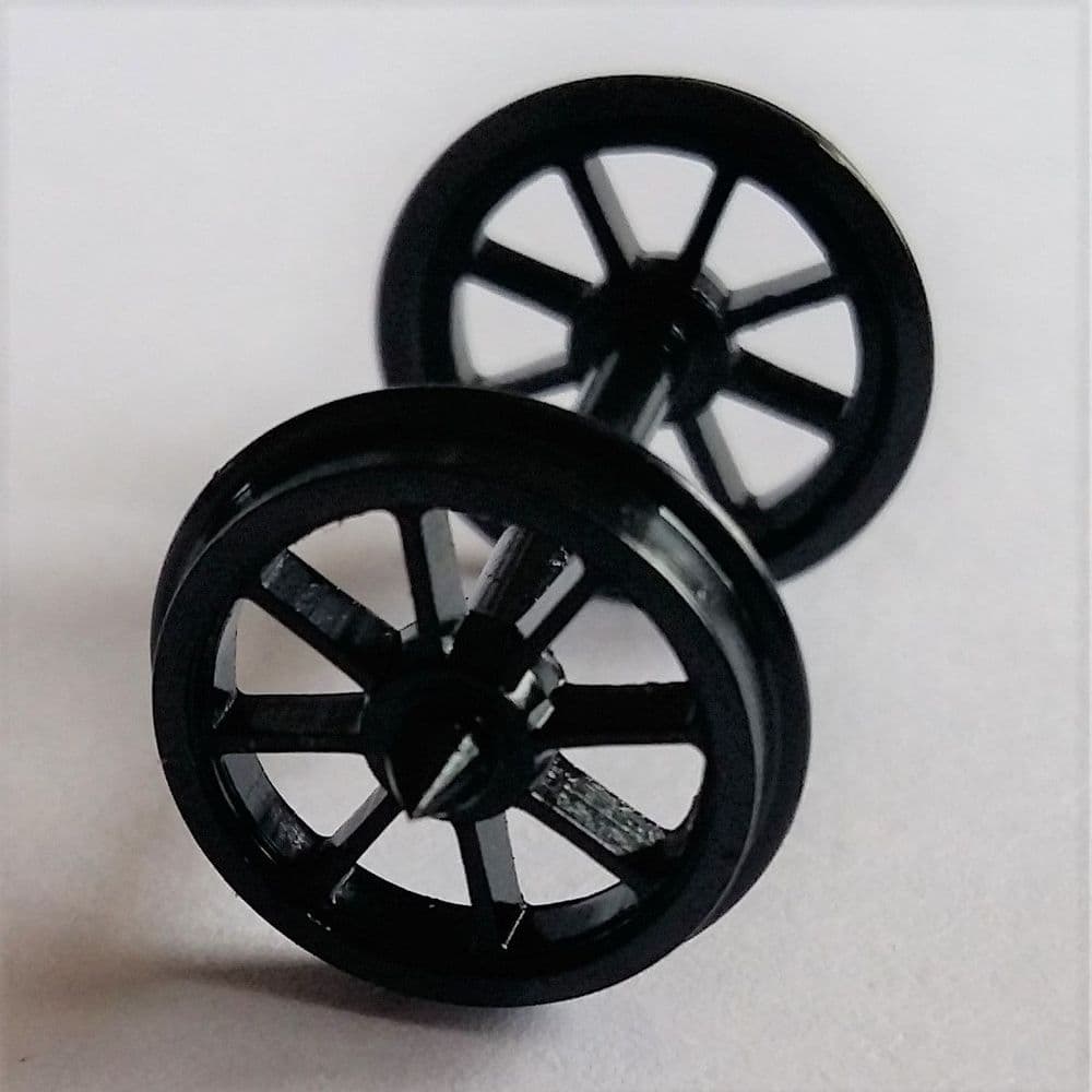 Alan Gibson EM 12mm 8 Spoke Plain Wheels Part no 4E00