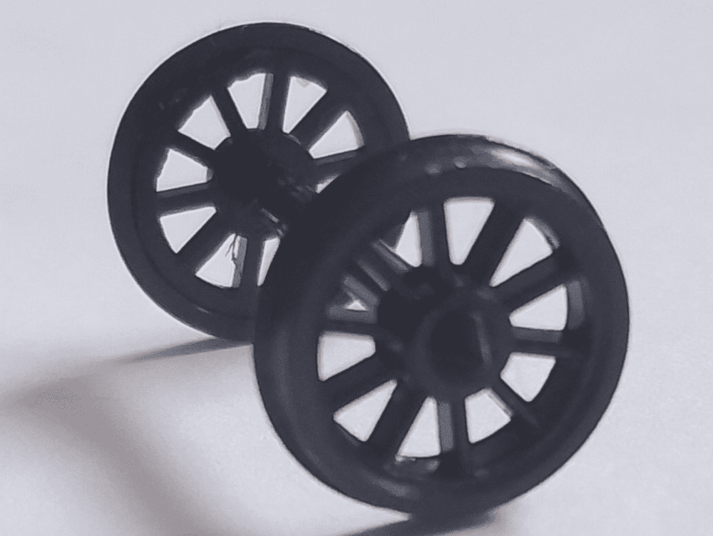 Alan Gibson P4 10.5mm 10 Spoke 'Lowmac' Wheels Part no. 4S08