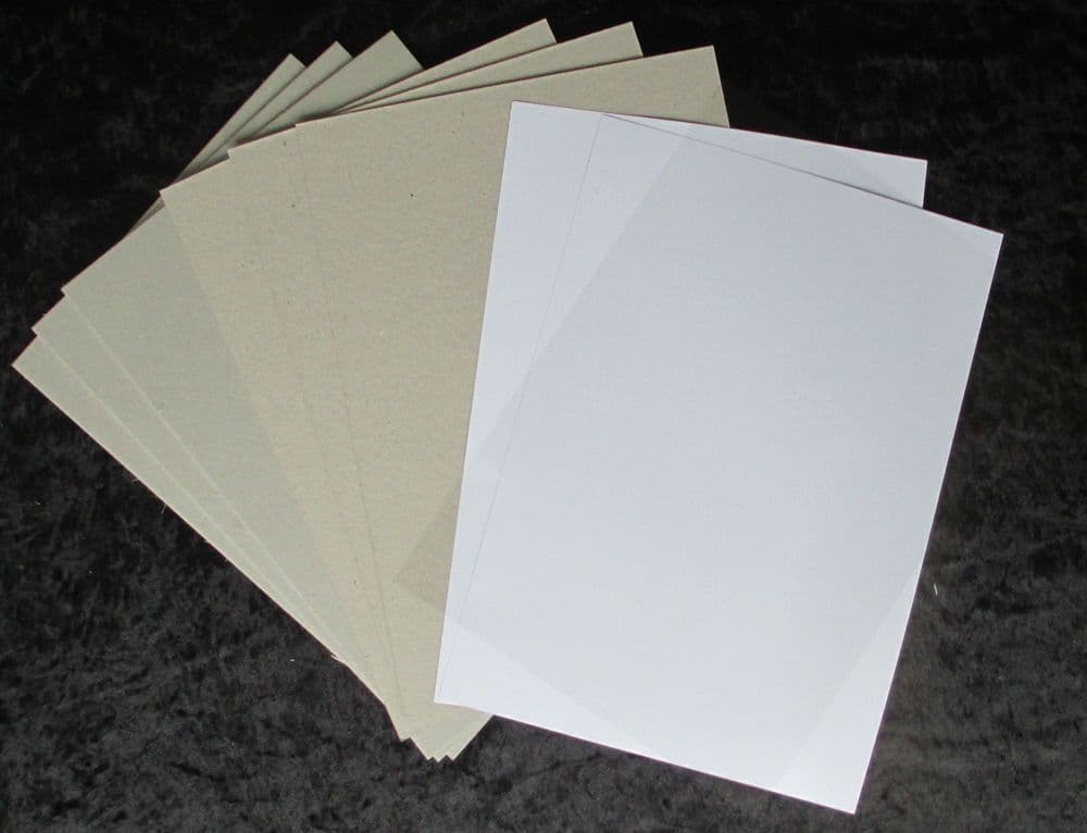 Card Model Building Starter Kit 2mm 1mm 200gsm and clear - Ideal for Scalescenes