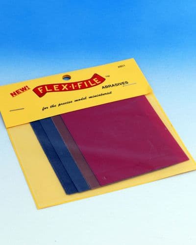 Flexi-I-File Mylar Polyester Abrasive Sheets Mixed Pack 8 Sheets