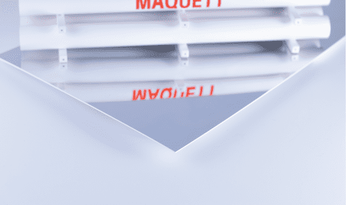 Maquett 1.0mm Mirror-Silver Styrene Plastic Sheet