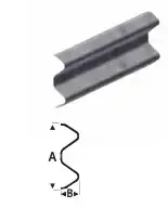 Maquett Crash Barrier Profile O Scale 1:45
