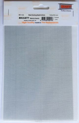 Maquett Metal Sheet Galvanised Steel Grid/Grating Mesh 0.6mm