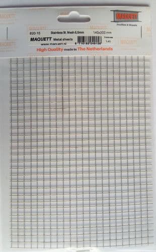 Maquett Metal Sheet Stainless Steel Grid/Grating Mesh 6mm