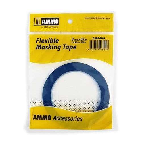 MIG8042 Flexible Masking Tape 3mm
