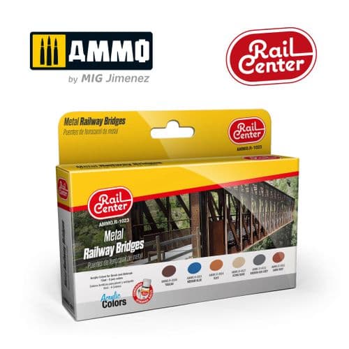 MIGR1023 Metal Railway Bridges Acrylic Paint Set