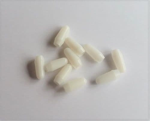 Mini Toggle Switch Covers White Pack of 10