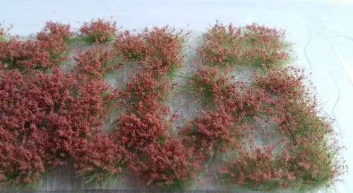 Model Scene 060-04S Blossom Tufts Dark Red