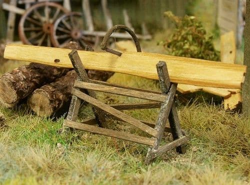 Model Scene 44512 Saw Horse Kit Scale O 1:45 / 1:48