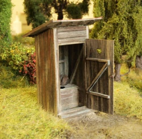 Model Scene 94501 Outhouse Kit Scale O 1:45 / 1:48