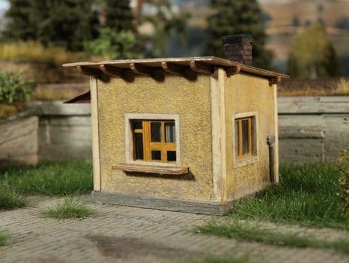 Model Scene 98505 Gate House Kit Scale HO 1:87