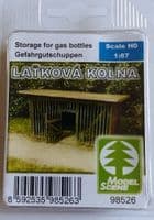 Model Scene 98526 Storage for Gas Bottles Kit Scale HO 1:87