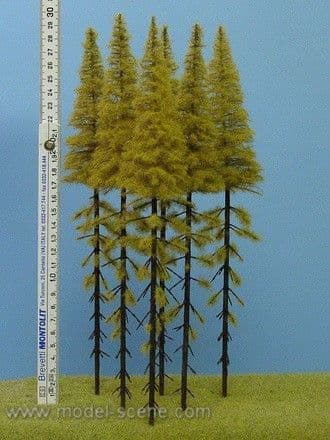Model Scene MK304 Larch Trees with Trunk Autumn 280-320mm Pack of 5