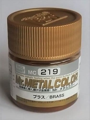 Mr Hobby MC219 Metal Colour Brass 10ml