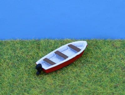 P & D Marsh N Gauge Boat with Outboard Motor