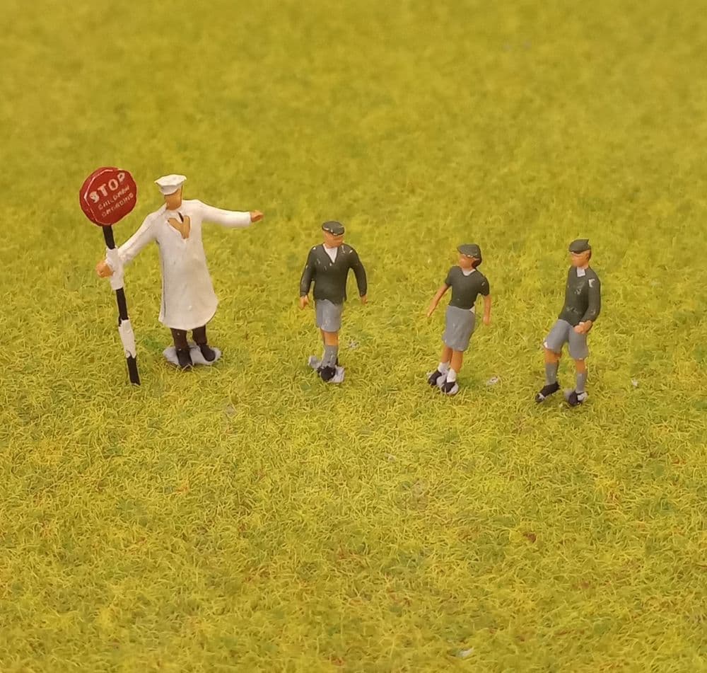 P & D Marsh OO Gauge Painted School Crossing Patrol (1950s/1960s)