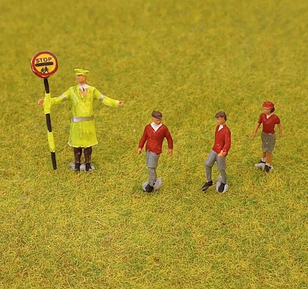 P & D Marsh OO Gauge Painted School Crossing Patrol (1990 onwards)