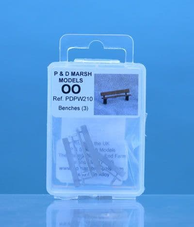 P & D Marsh OO Gauge Unpainted Benches