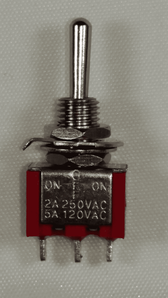 Point Switch Sprung Miniature SPDT (On)-Off-(On)
