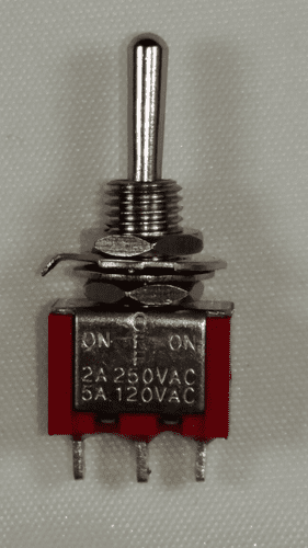 Point Switches Sprung Miniature SPDT (On)-Off-(On)