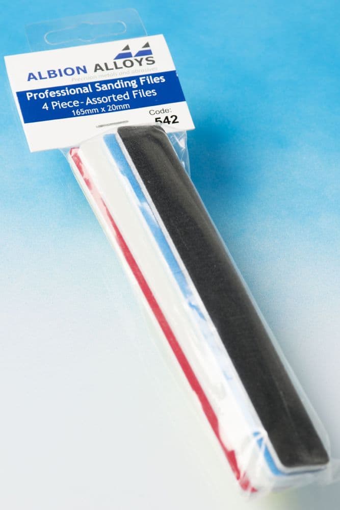 Professional Sanding Files Assorted 4 Pack
