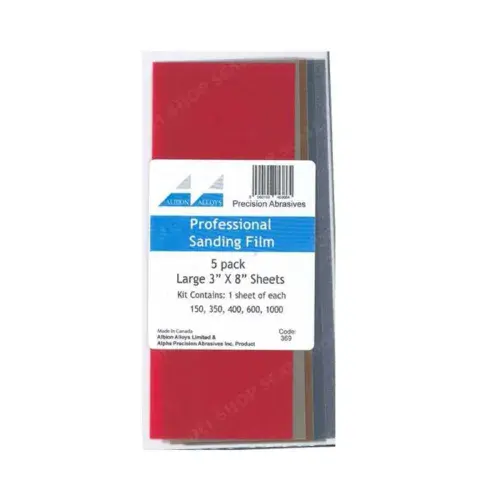 Professional Sanding Film 5 Sheet Mixed Pack