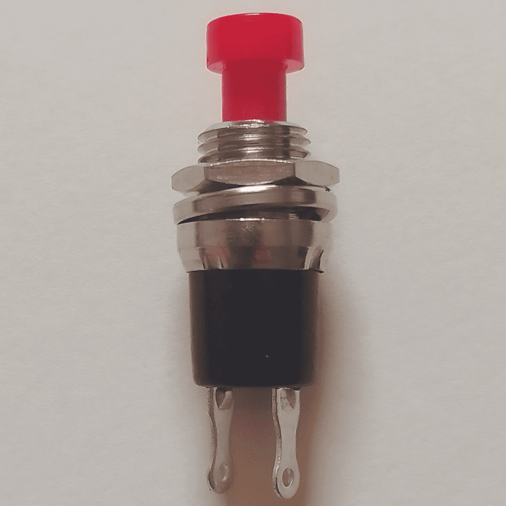 Red Off(On) Momentary Push Button Switch SPST
