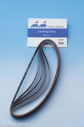 Sanding Belts 120 Grit Pack of 5