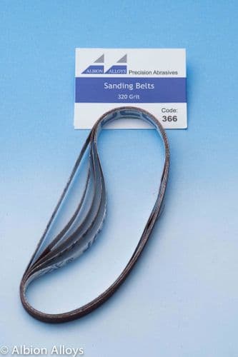 Sanding Belts 320 Grit Pack of 5