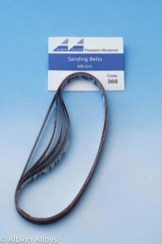 Sanding Belts 600 Grit Pack of 5
