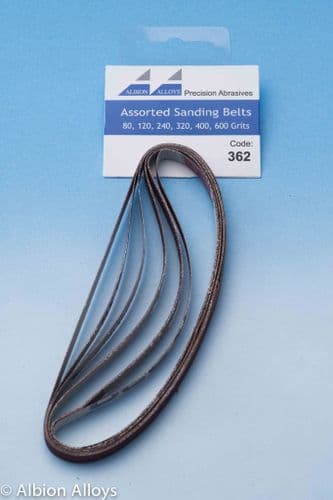 Sanding Belts Assorted Pack of 6